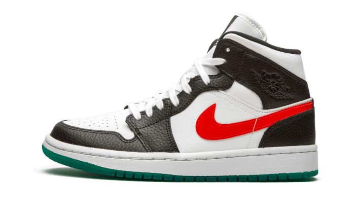 Air Jordan 1 Mid Alternate Swooshes Red Yellow