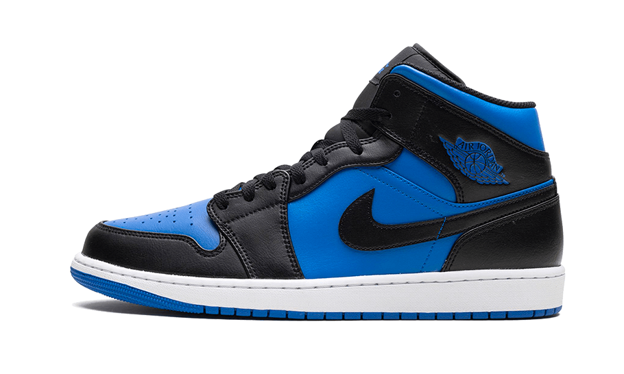 Air Jordan 1 Mid Black Royal Blue