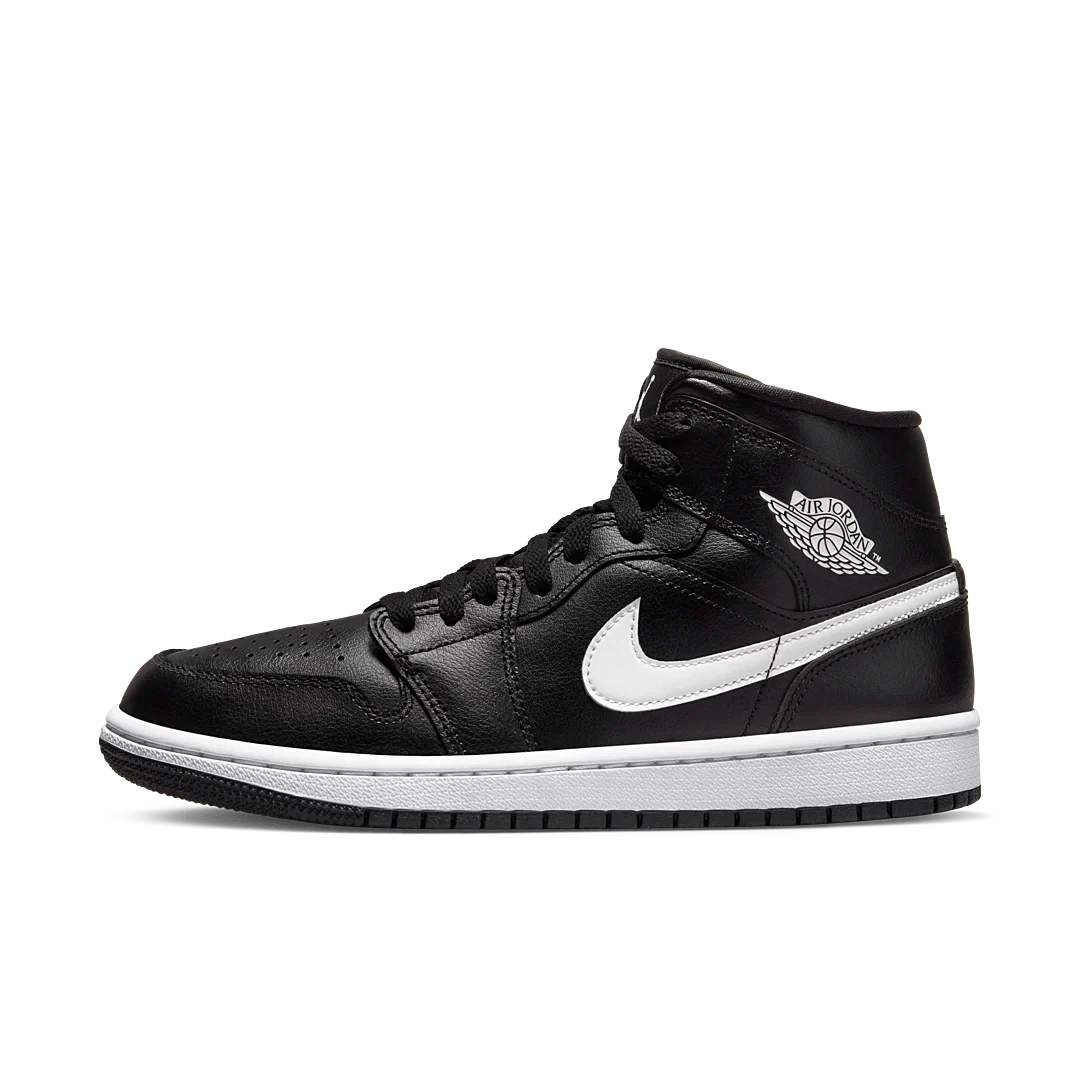 Air Jordan 1 Mid Black White