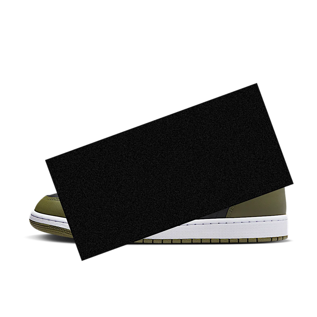 Air Jordan 1 Mid Black White Olive