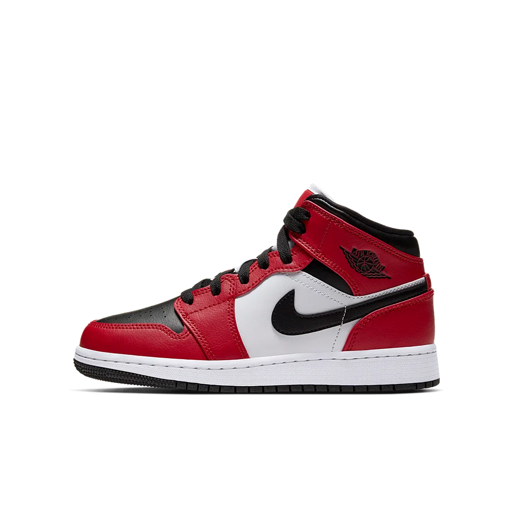 Air Jordan 1 Mid Chicago Black Toe