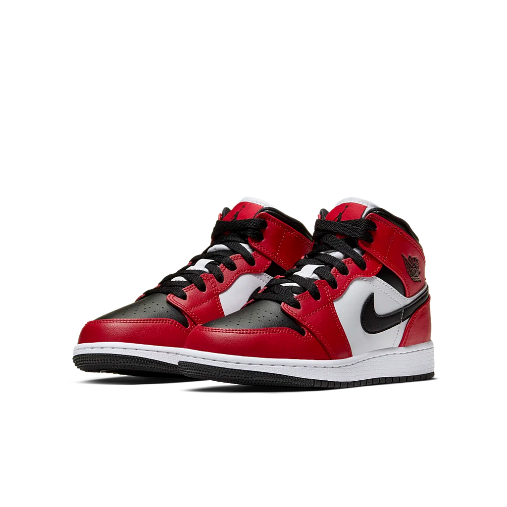 Air Jordan 1 Mid Chicago Black Toe