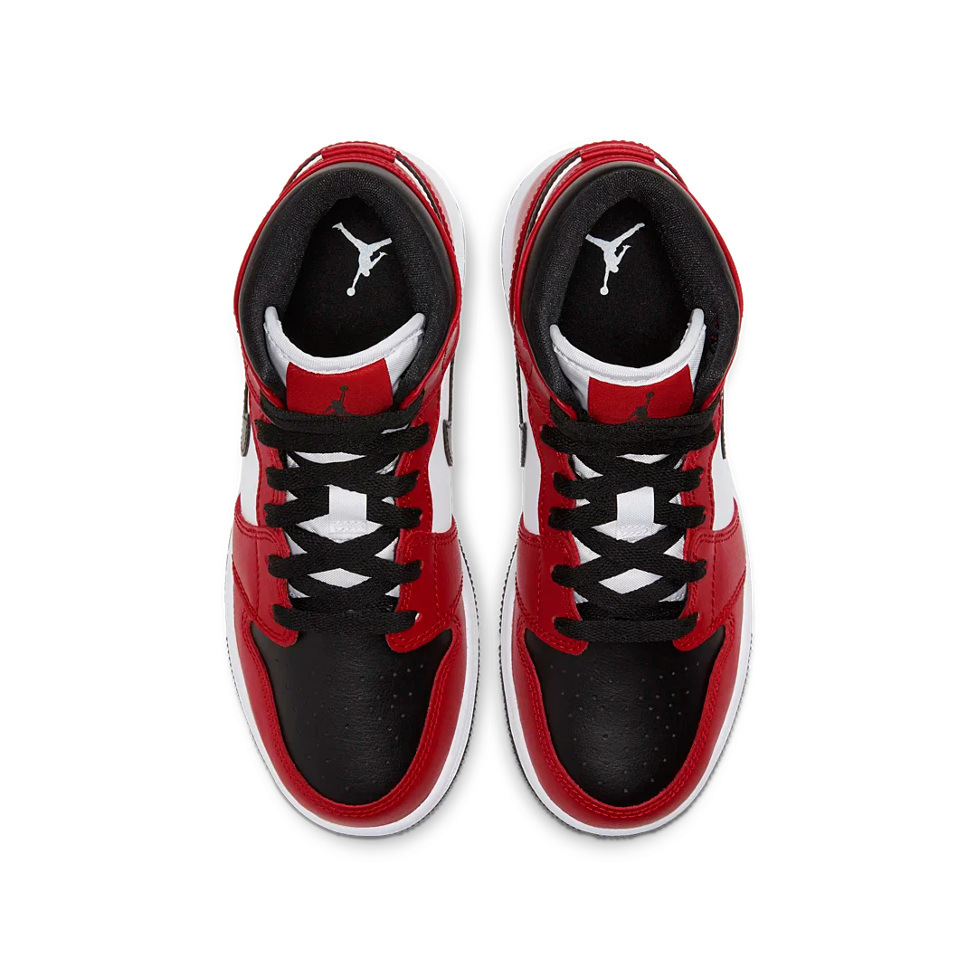 Air Jordan 1 Mid Chicago Black Toe