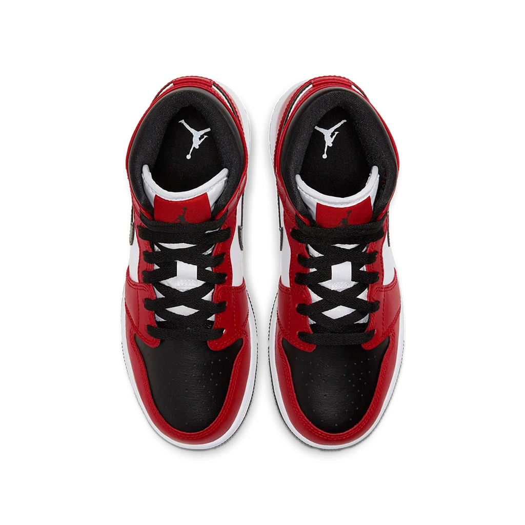 Air Jordan 1 Mid Chicago Black Toe