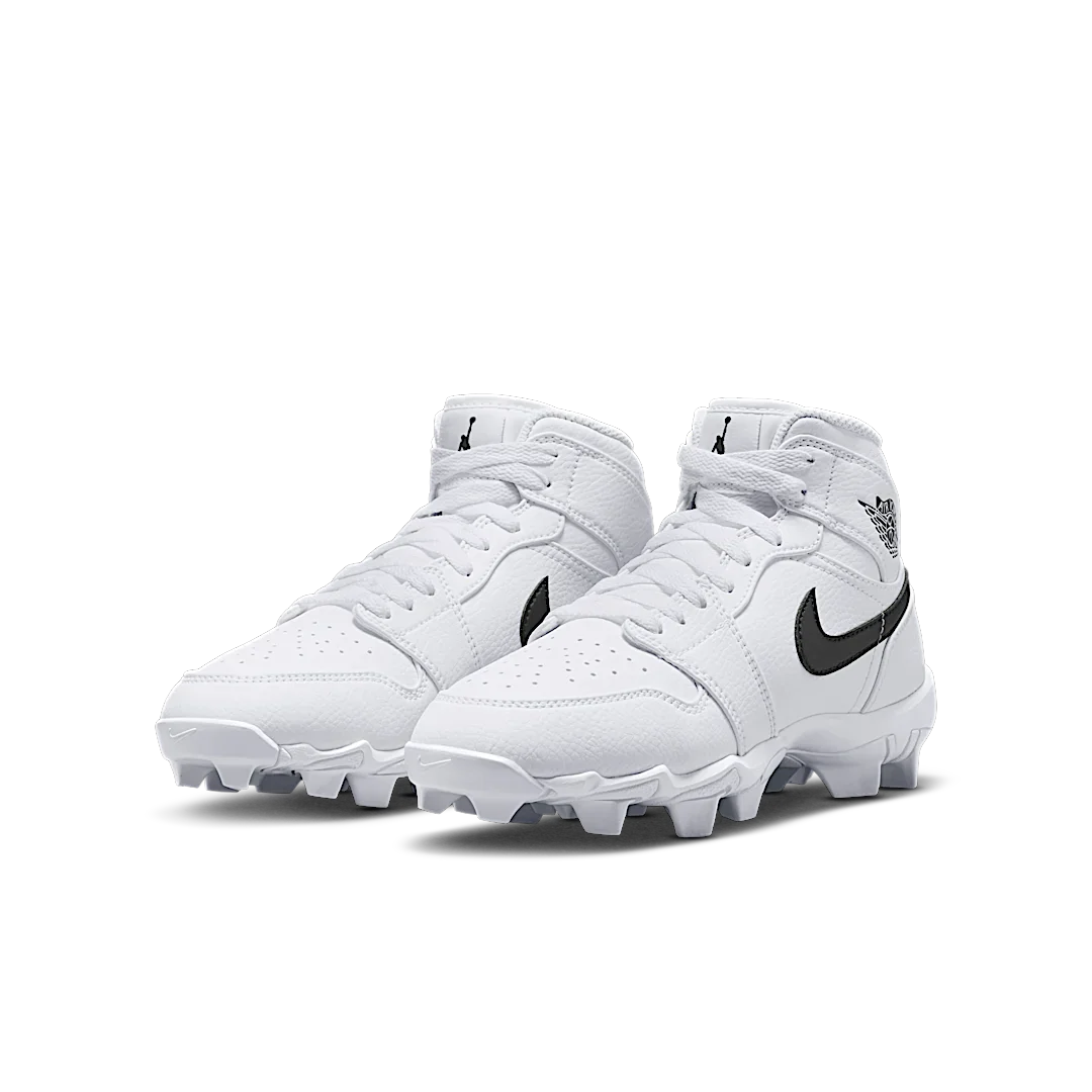 Air Jordan 1 Mid Cleat White Black