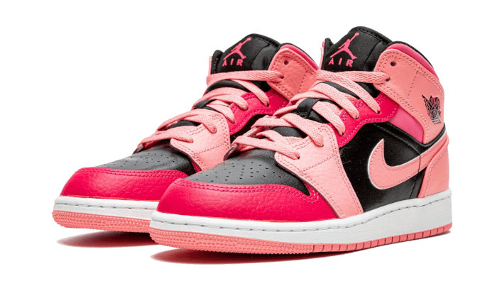 Air Jordan 1 Mid Coral Chalk