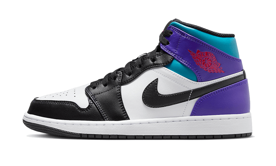 Air Jordan 1 Mid Court Purple Tropical Twist