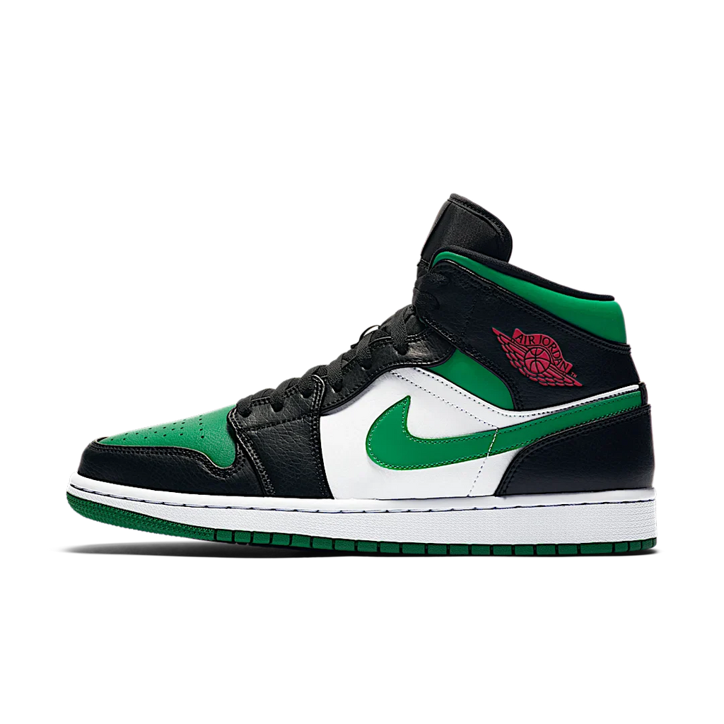 Air Jordan 1 Mid Green Toe