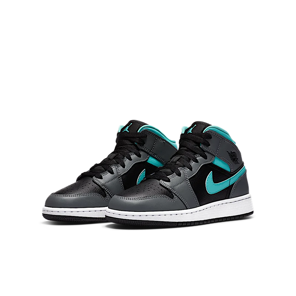Air Jordan 1 Mid Grey Aqua
