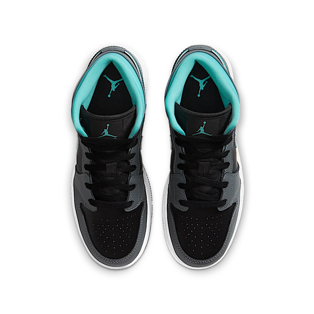 Air Jordan 1 Mid Grey Aqua