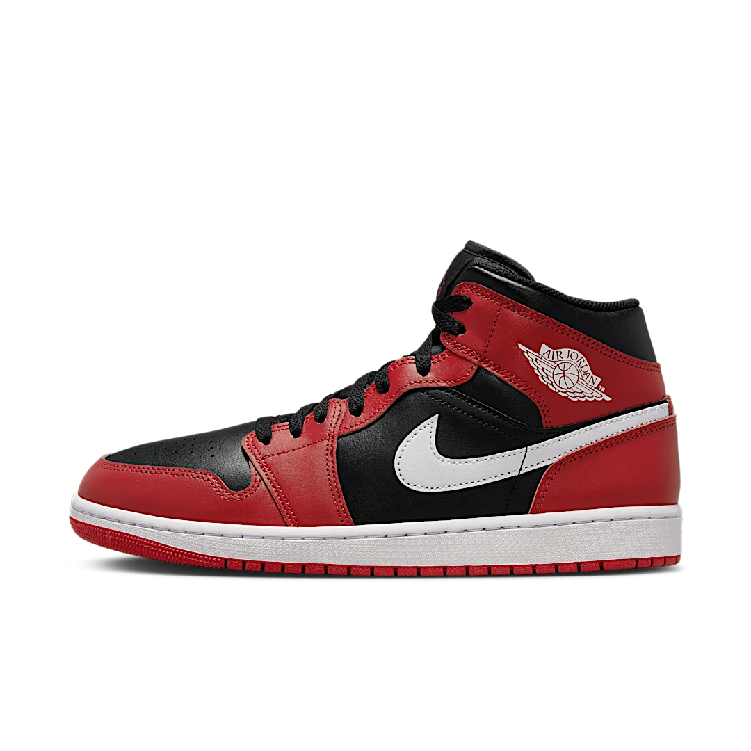 Air Jordan 1 Mid Gym Red Black White (2024)