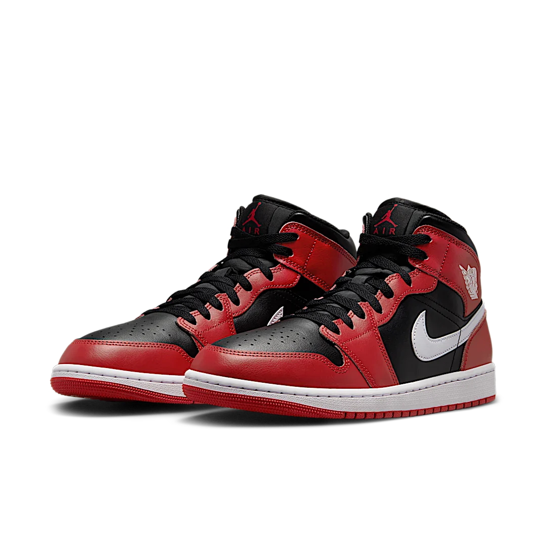 Air Jordan 1 Mid Gym Red Black White (2024)
