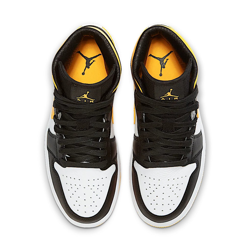 Air Jordan 1 Mid Laser Orange Black