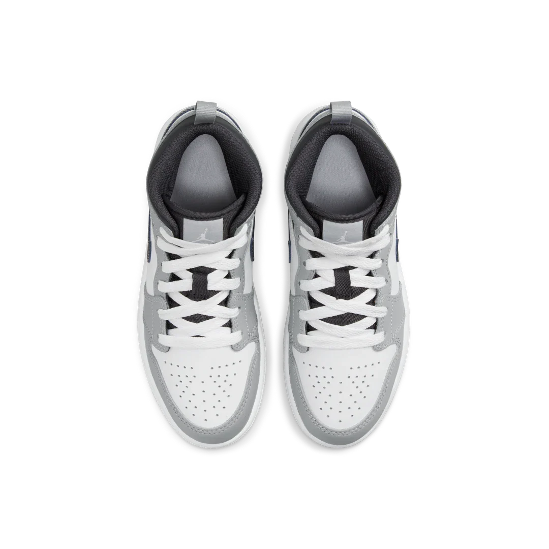 Air Jordan 1 Mid Light Smoke Grey (2022) (PS)