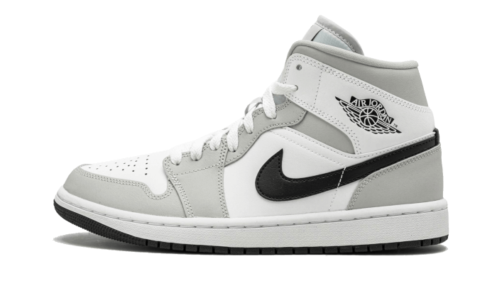 Air Jordan 1 Mid Light Smoke Grey White