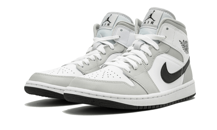 Air Jordan 1 Mid Light Smoke Grey White