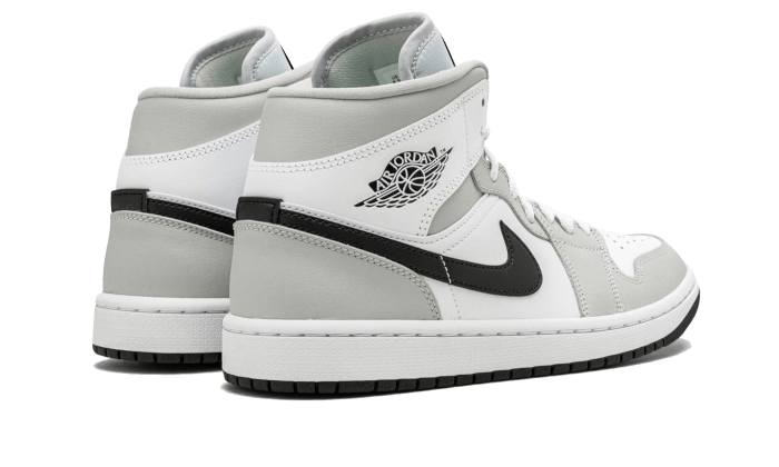 Air Jordan 1 Mid Light Smoke Grey White