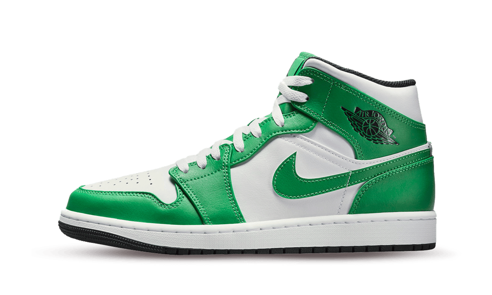 Air Jordan 1 Mid Lucky Green