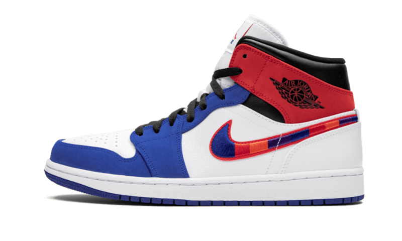 Air Jordan 1 Mid Multi-Color Swoosh