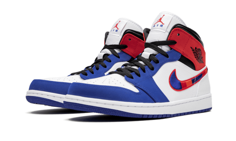 Air Jordan 1 Mid Multi-Color Swoosh