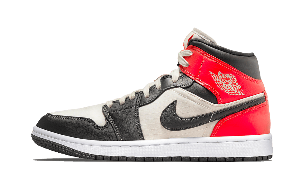 Air Jordan 1 Mid Newsprint Light Orewood Brown
