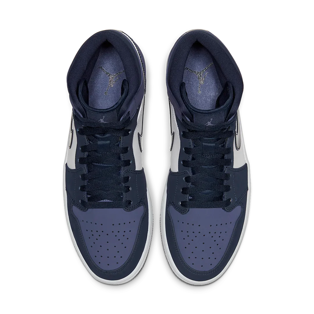 Air Jordan 1 Mid Obsidian Sanded Purple