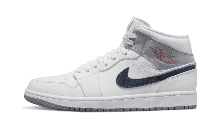 Air Jordan 1 Mid Paris White