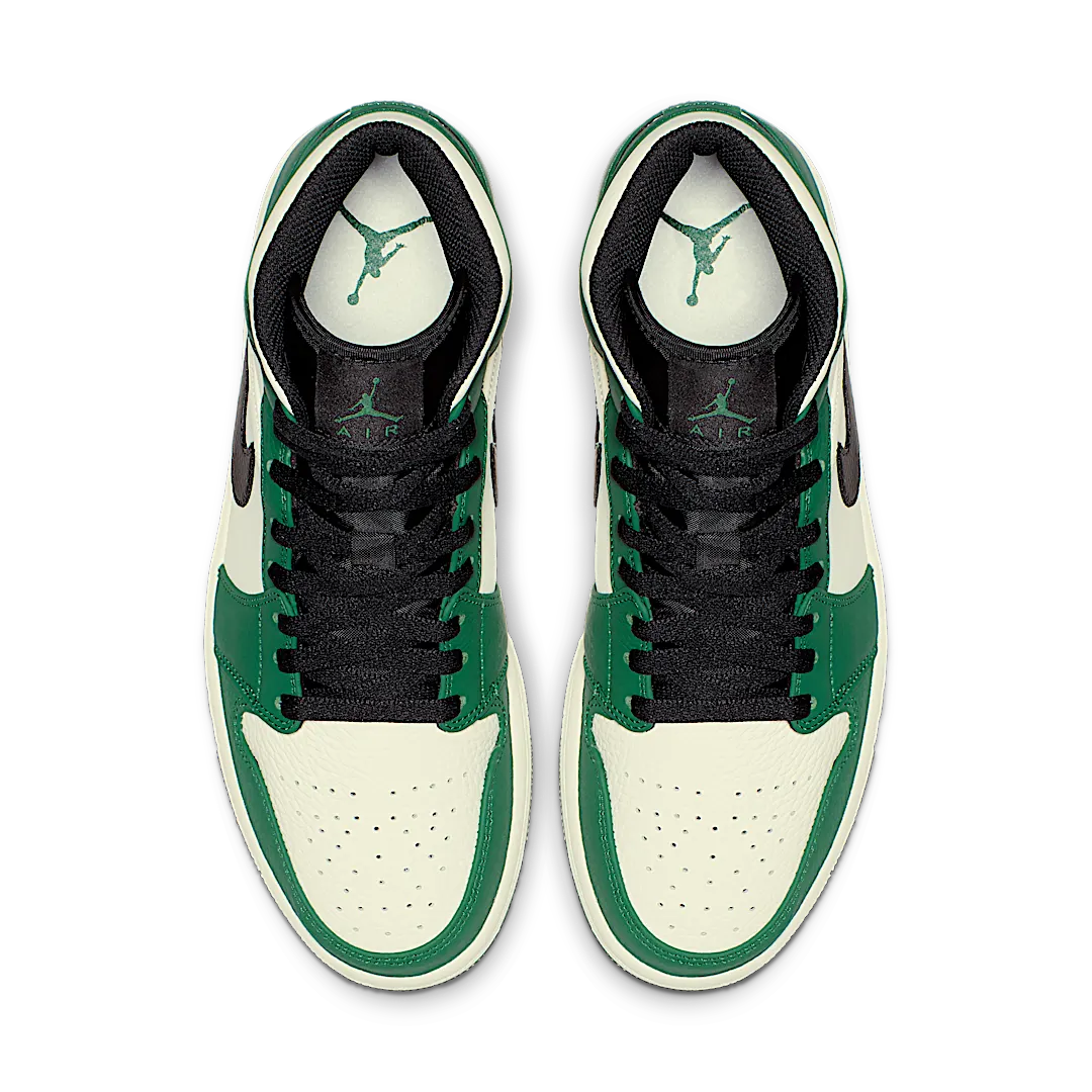 Air Jordan 1 Mid Pine Green