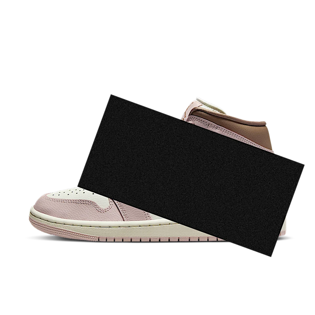 Air Jordan 1 Mid Pink Oxford Brown