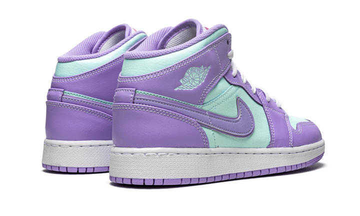 Air Jordan 1 Mid Purple Aqua