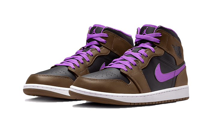 Air Jordan 1 Mid Purple Mocha