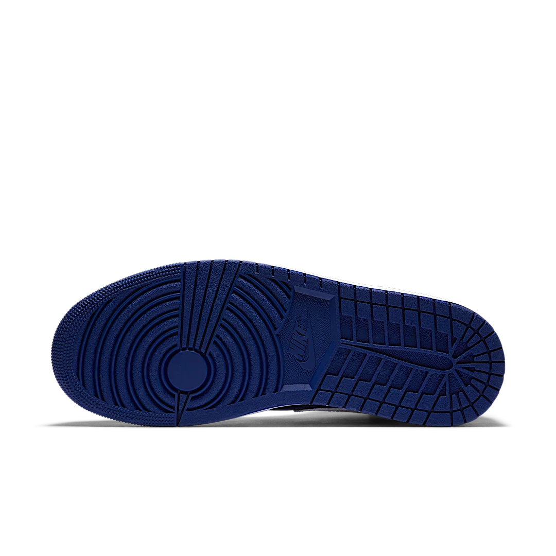 Air Jordan 1 Mid Royal Blue Laser Orange