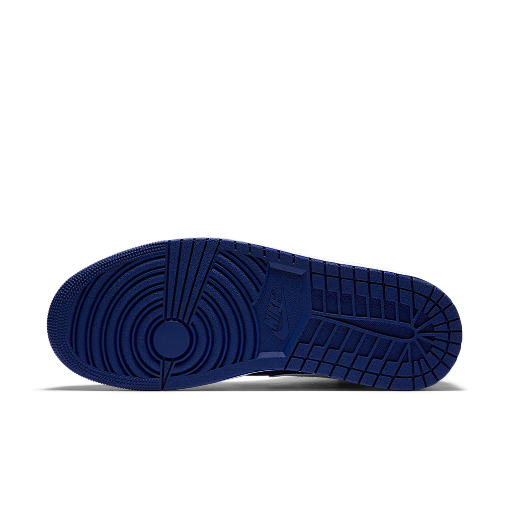 Air Jordan 1 Mid Royal Blue Laser Orange