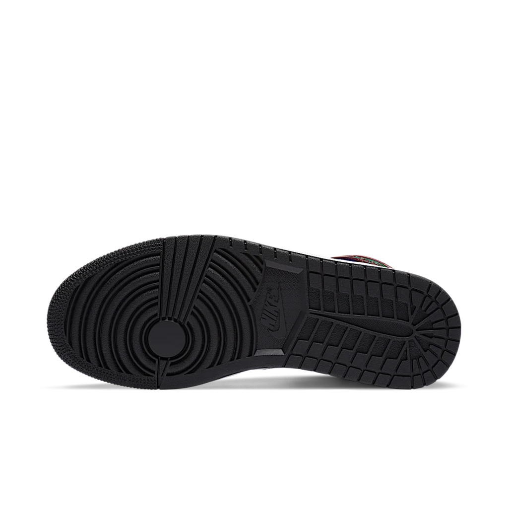 Air Jordan 1 Mid SE Black White Multi-Color