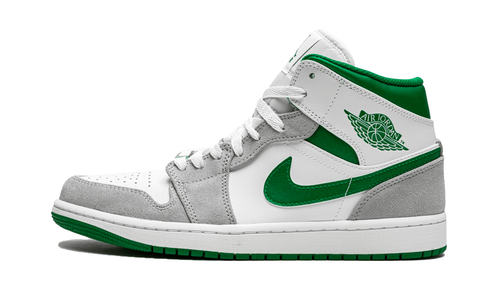 Air Jordan 1 Mid SE Gray Green