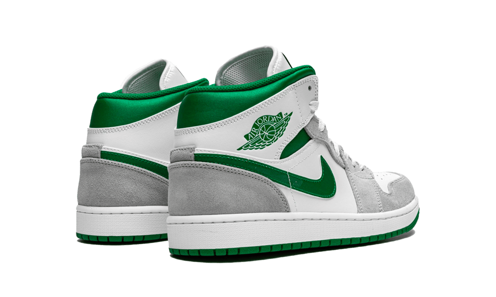 Air Jordan 1 Mid SE Gray Green
