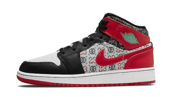 Air Jordan 1 Mid SE Ugly Christmas Sweater