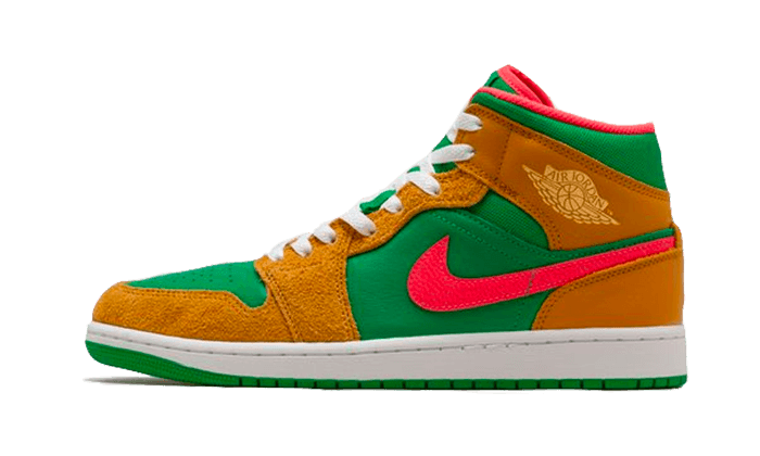 Air Jordan 1 Mid SE Wheat Watermelon