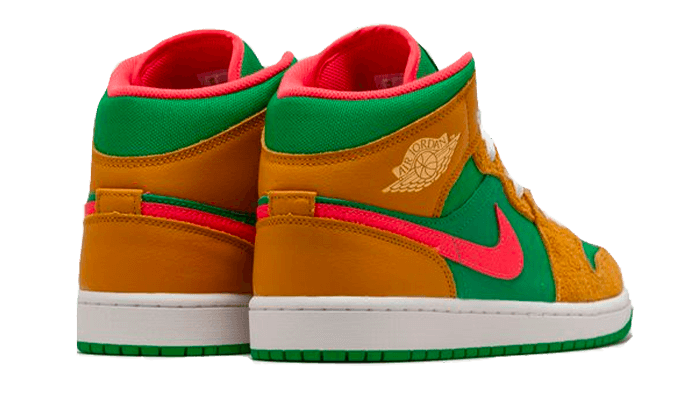 Air Jordan 1 Mid SE Wheat Watermelon