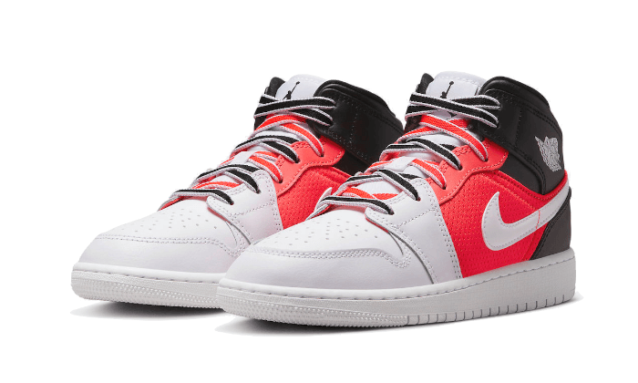 Air Jordan 1 Mid SE White Black Infrared