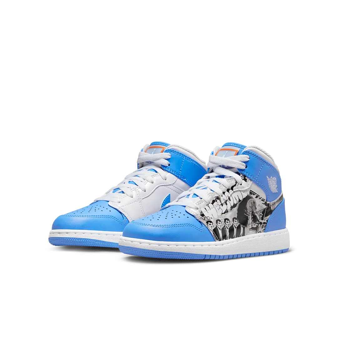 Air Jordan 1 Mid Sneaker School Game Winner