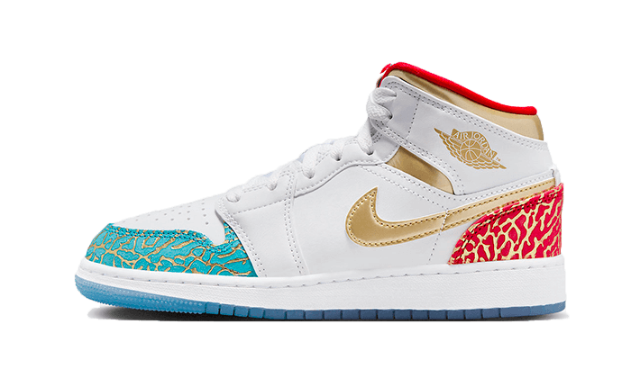 Air Jordan 1 Mid Sneaker School NC to Chicago