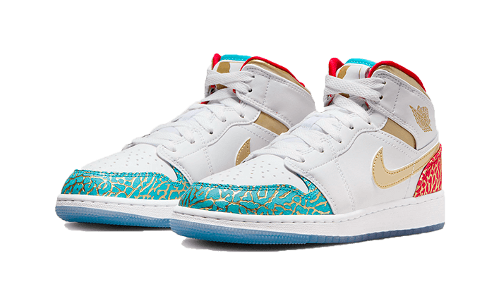 Air Jordan 1 Mid Sneaker School NC to Chicago