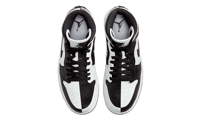 Air Jordan 1 Mid Split Black White