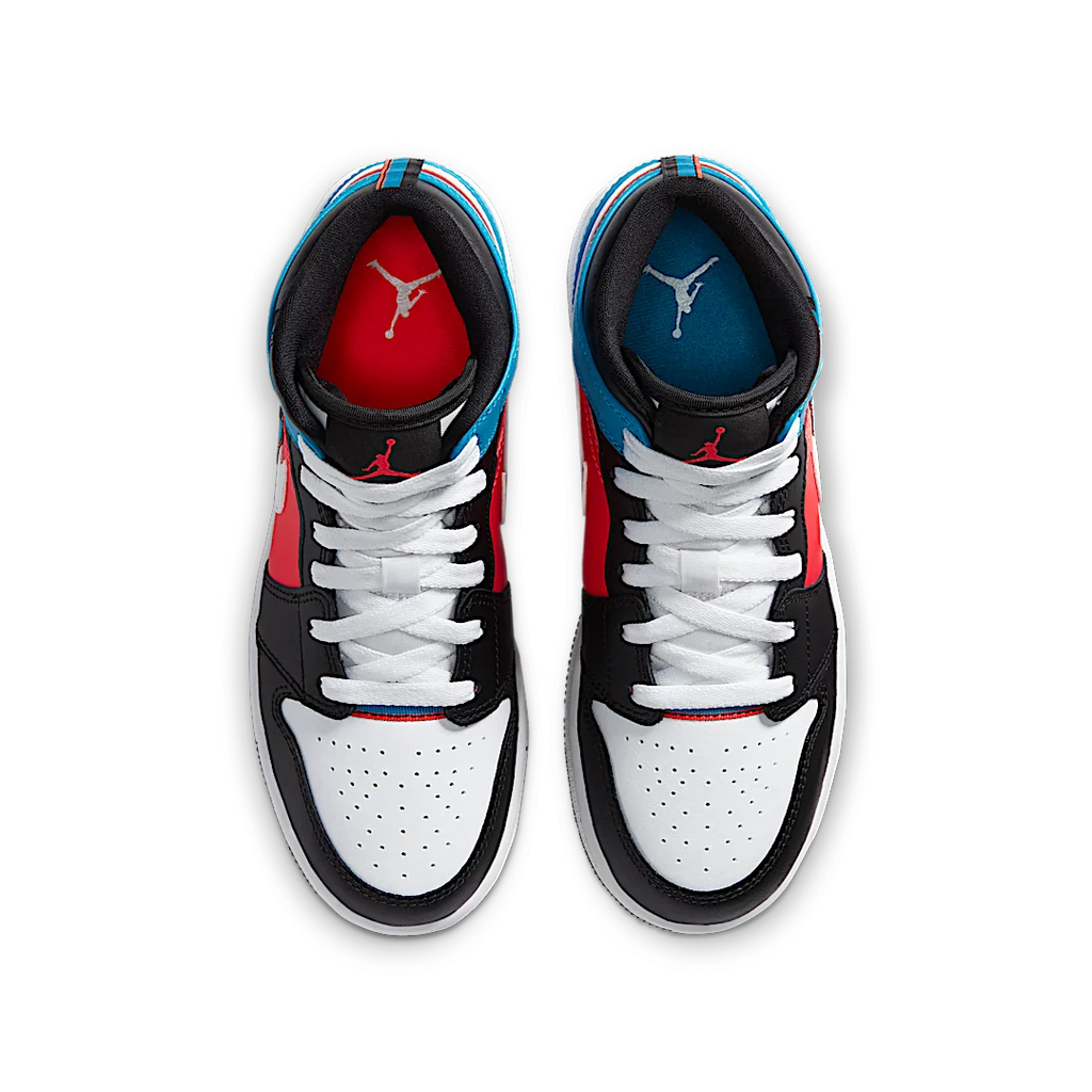 Air Jordan 1 Mid Tri Color Ribbons