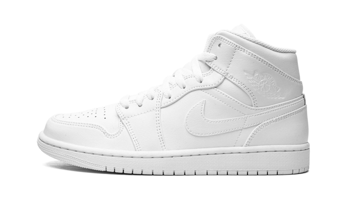 Air Jordan 1 Mid Triple White