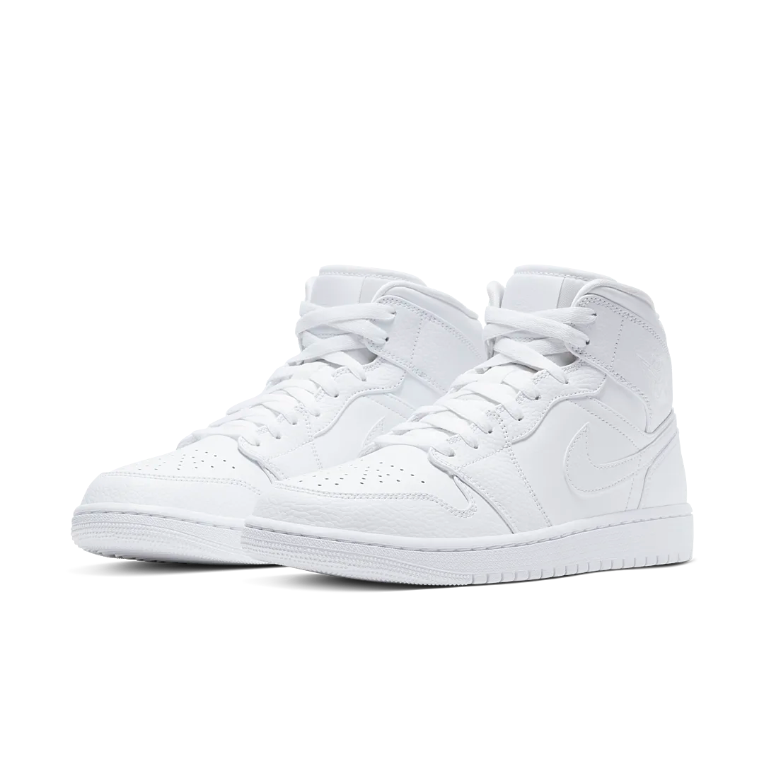 Air Jordan 1 Mid Triple White 2.0 (2020)