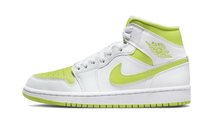 Air Jordan 1 Mid White Lime