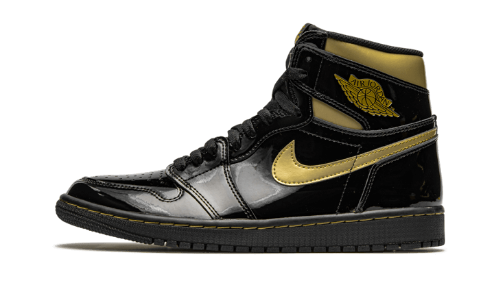 Air Jordan 1 Retro High Black Metallic Gold (2020)