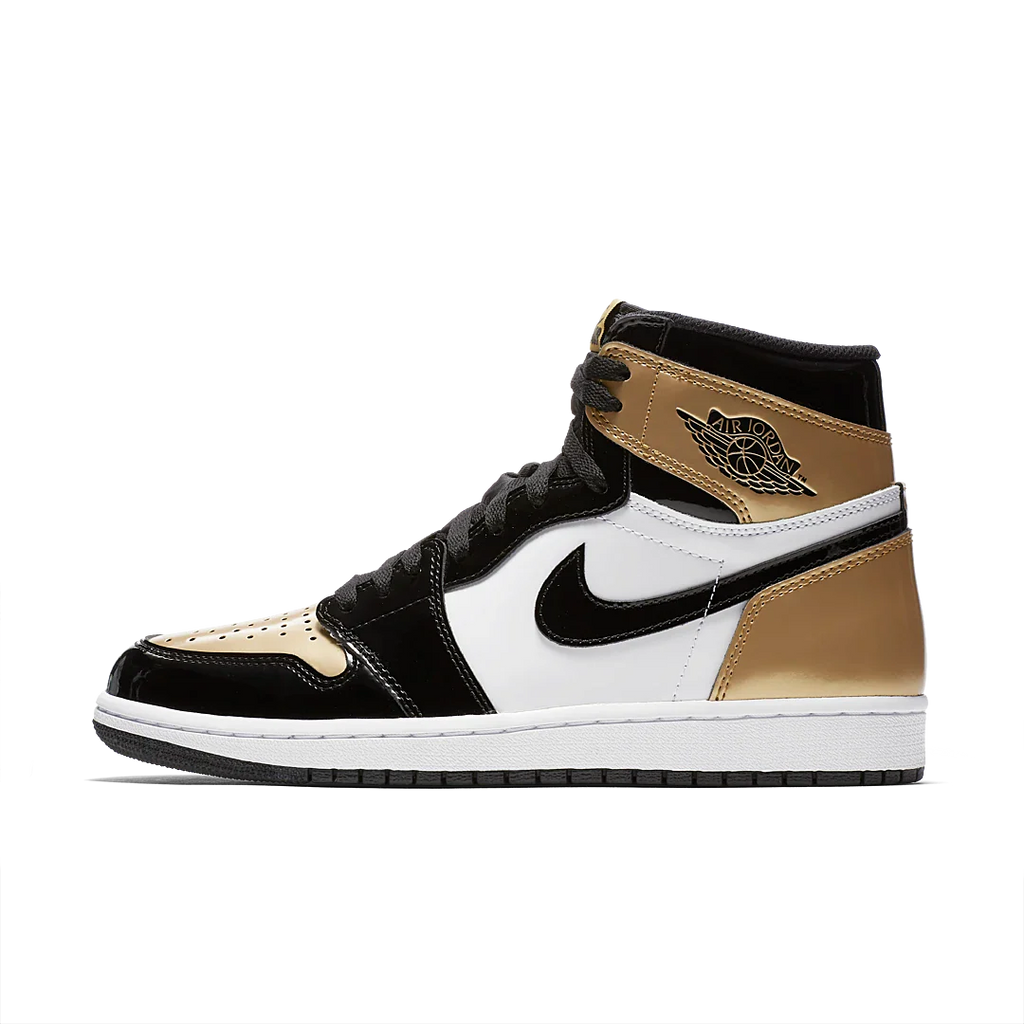 Air Jordan 1 Retro High NRG Patent Gold Toe
